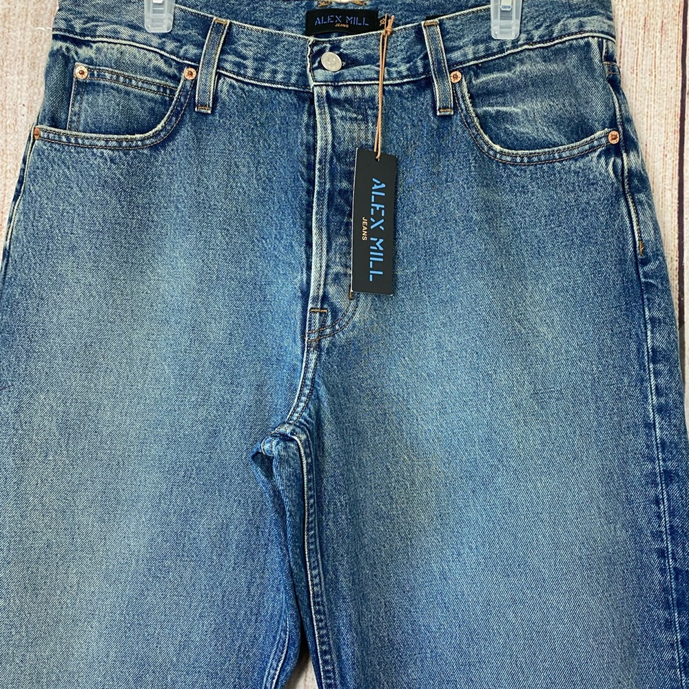 Alex Mill Mens AM Relaxed 5 pockets jeans size 32 - Picture 8 of 16